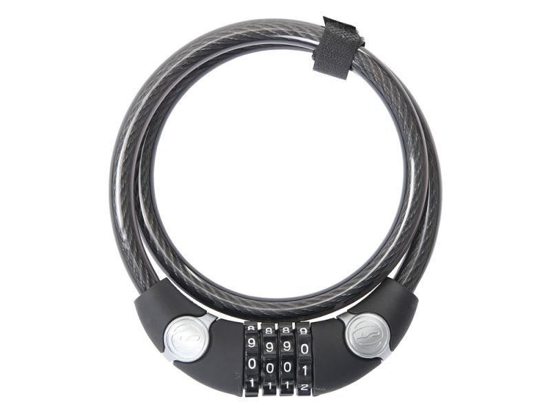 Contec Numbers cable lock EcoLoc 85cm x 12mm (black / grey)