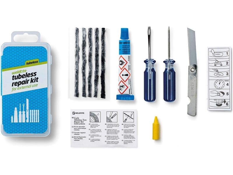 Weldtite Tubeless Repair Kit Repair Kit Large (black / white / blue)