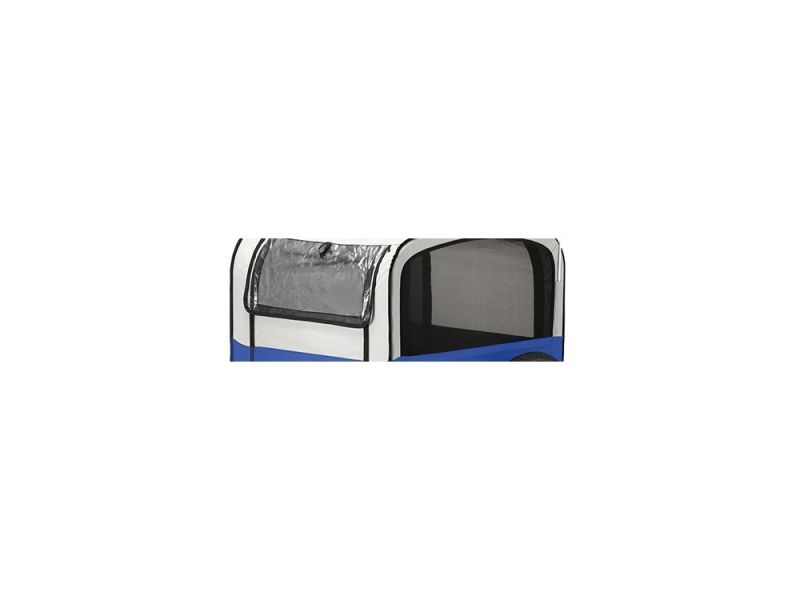 Blue Bird dog trailer (grey / blue)