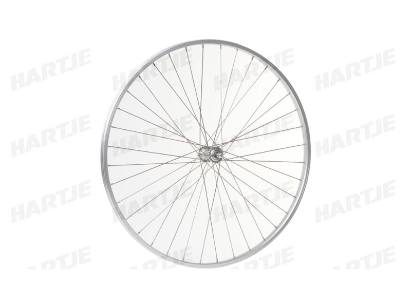 Schürmann Front Wheel 26“ (21-559 | DV | 36H | silver | Quando | Solid Axle | 2,00 Niro | 265mm)