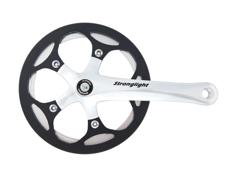 Stronglight Impact R Crank Set Rohloff (170mm | 44 Teeth | black / silver)