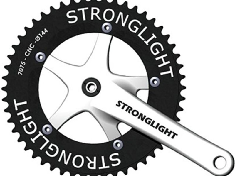 Stronglight Track 2000 Crank Set (50 Teeth | 170mm | black / silver)