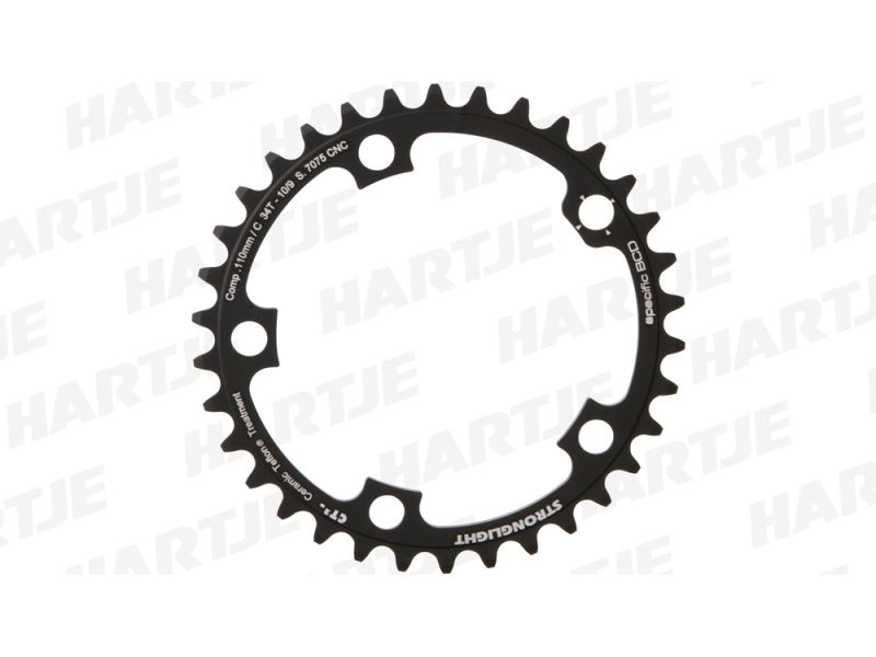 Stronglight Chainring CT2 110mm Lk. Campa 10 36 Z. (black)