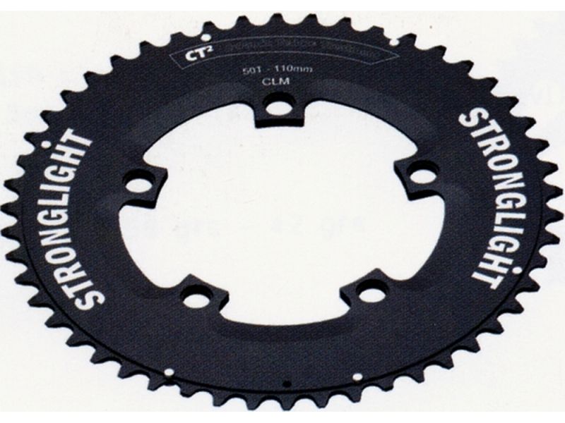 Stronglight Chainring Crono Time Trial Trial 110mm 52 Z. . (black)