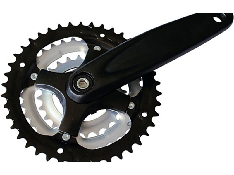 Stronglight Argos Crank Set 42 / 34 / 24 Teeth 170mm (black)