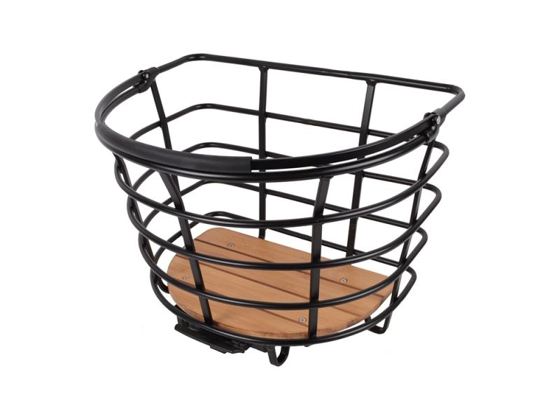 AtranVelo Epic Curve AVS front wheel basket (black / brown)