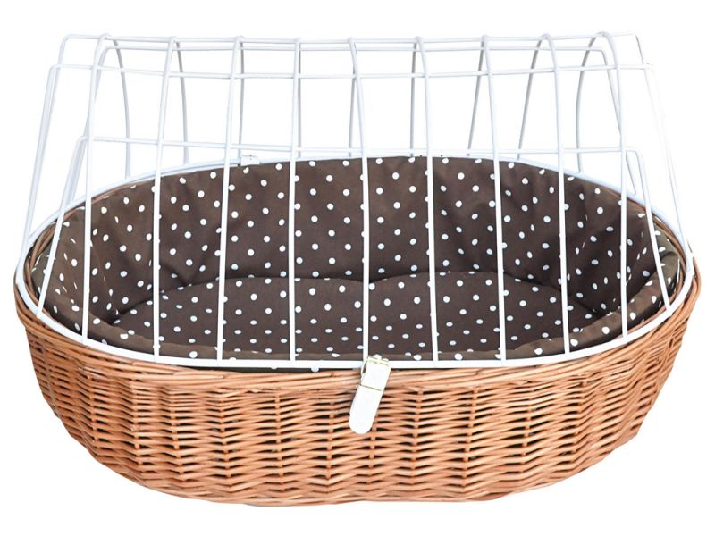 Aumüller 11 / 822 / HA51 rear wheel animal basket (brown)