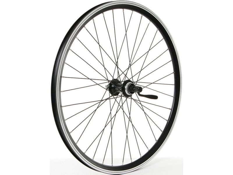 Rodi Airline 1 Front Wheel 24“ (19-507 | DV | 36H | black | Shimano TX-505 | Hollow Axle | CL | 2,00 black | 228mm)