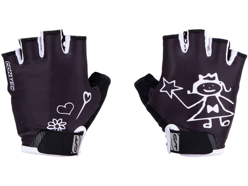 Contec Girly Kids Gloves / Youth (black / white)