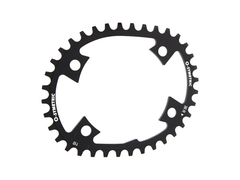 O.Symetric HT3 Chain Ring Lk 110mm 36 Teeth Dura Ace (black)