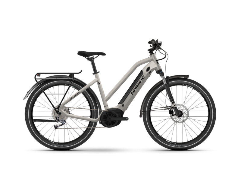 Haibike Trekking 3 Mid Trekking E-Bike (27,5" | 500Wh | warm grau / schwarz)