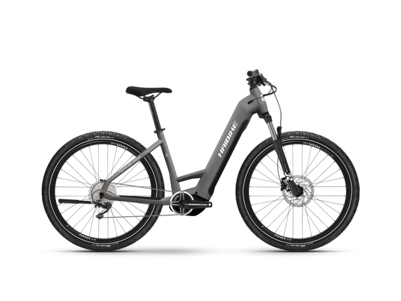 Haibike Trekking 4 Cross Trekking E-Bike (27,5" | 720Wh | dunkelsilber / perle)