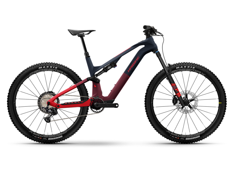 Haibike Lyke CF 11 | E-MTB Fully | 29" | 430Wh Fazua Ride 60 | blau / rot