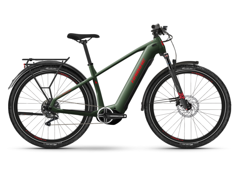 Haibike Trekking 5 High | Trekking E-Bike | 27,5" | 720Wh Yamaha PW-S2 | olivgrün