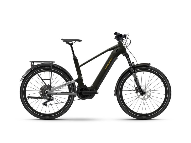 Haibike Adventr 6 High | Fully Trekking E-Bike | 27.5" | 800Wh Bosch PX | sparkling black / platinum chrome-47cm