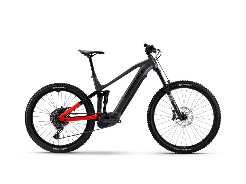 Haibike AllMtn 4 High | E-MTB Fully | 29/27.5" | 800Wh Bosch CX | silver / red / black-47cm