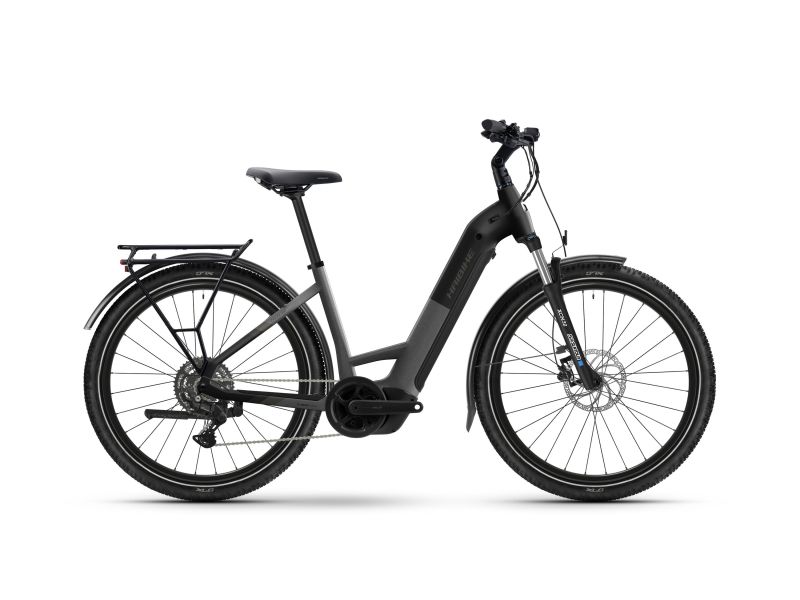 Haibike Trekking 3 Low | Trekking E-Bike | 27.5" | 540Wh Bosch | dark silver / stardust-45cm