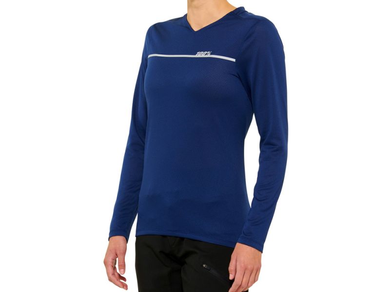 100% Ridecamp Langarm Fahrradtrikot Damen