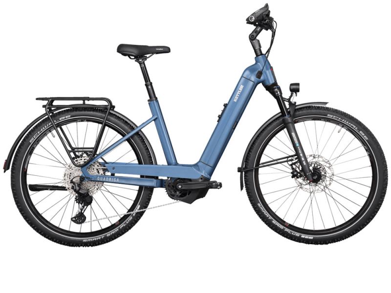 Kettler Quadriga Town&Country Comp CX11 LG Low | Trekking E-Bike | 27,5" | 750Wh Bosch CX | dark blue matt
