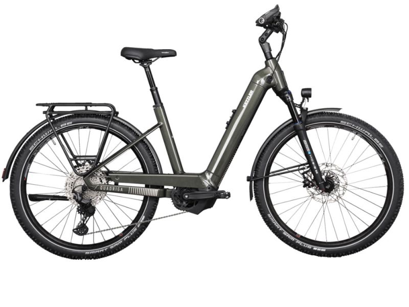 Kettler Quadriga Town&Country Comp CX11 LG Low | Trekking E-Bike | 27,5" | 750Wh Bosch CX | classic green shiny