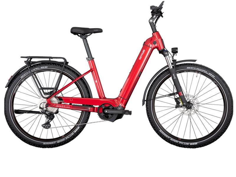 Kettler Quadriga Town&Country CX10 LG Low | Trekking E-Bike | 27,5" | 625Wh Bosch CX | classic red shiny
