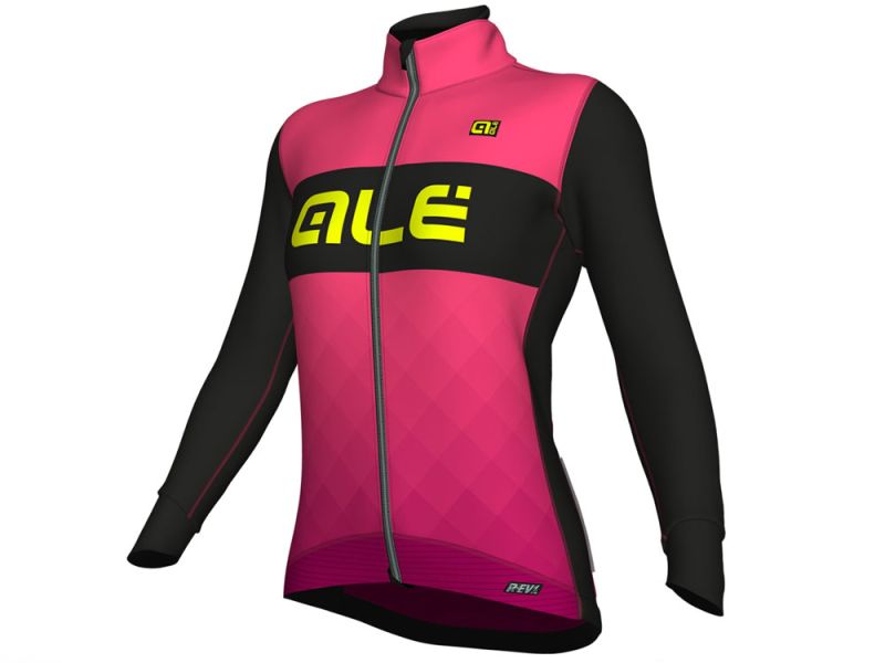 Alé R-EV1 Rumbles cycling jacket women (black / pink)