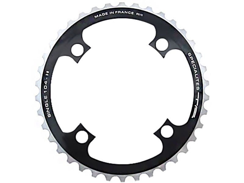 TA Single Kettenblatt (46 Zähne Ø 104mm außen/innen l schwarz)