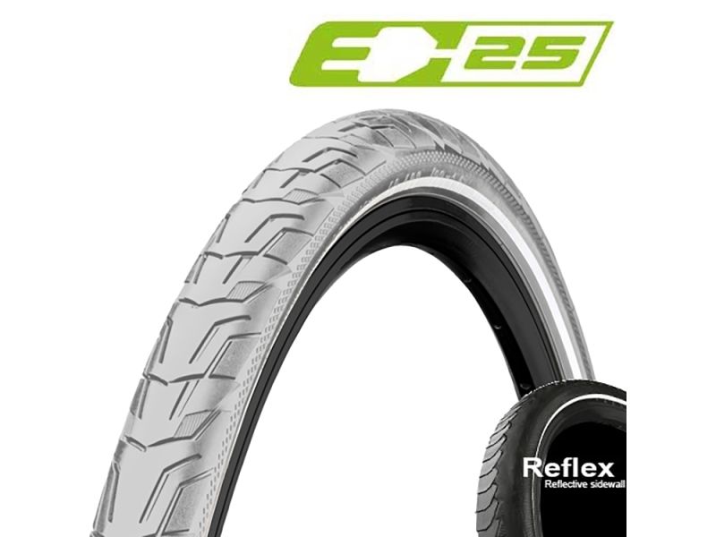 Continental Ride City E25 Reflex 47-622 Drahtreifen (grau)