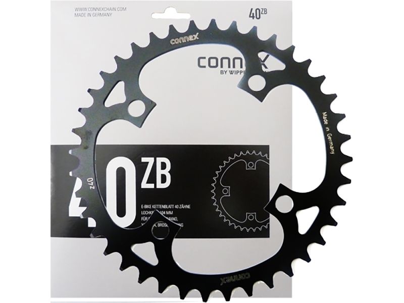 Connex E-Bike Bosch/Shimano/Yamaha/Brose Kettenblatt (40 Zähne Ø 104mm l schwarz)