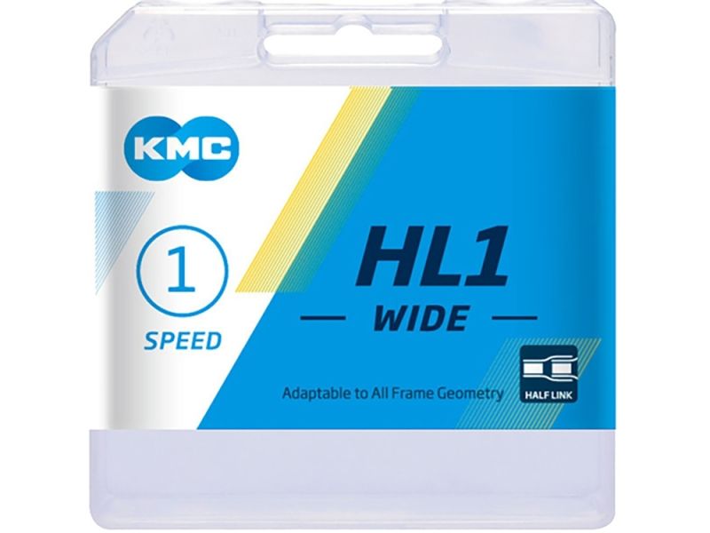 KMC HL1 Wide Fahrradkette (100 Glieder l silber)