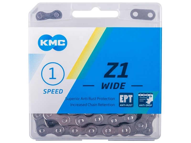 KMC Z1 Wide EPT Fahrradkette (112 Glieder l grau)