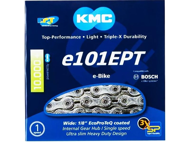 KMC E101 EPT E-Bike Fahrradkette (112 Glieder l silber)