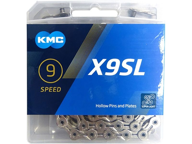 KMC X9SL Fahrradkette (114 Glieder l silber)