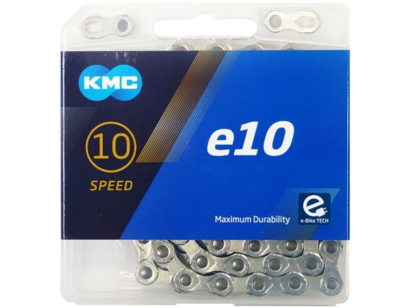 KMC e10 E-Bike Fahrradkette (122 Glieder l silber)