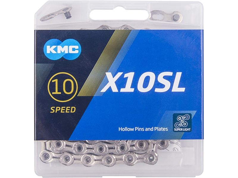 KMC X10SL Fahrradkette (114 Glieder l silber)
