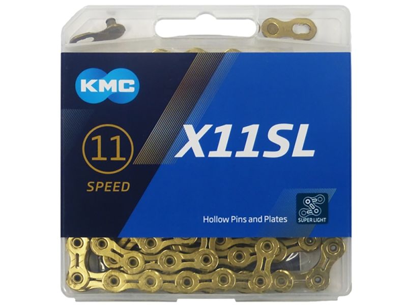 KMC X11SL Fahrradkette (118 Glieder l gold)