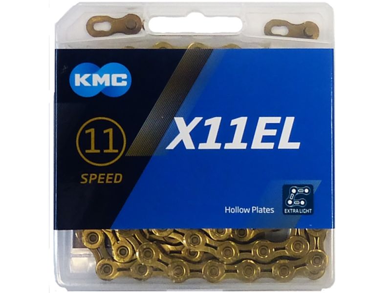 KMC X11 EL Fahrradkette (118 Glieder l gold)