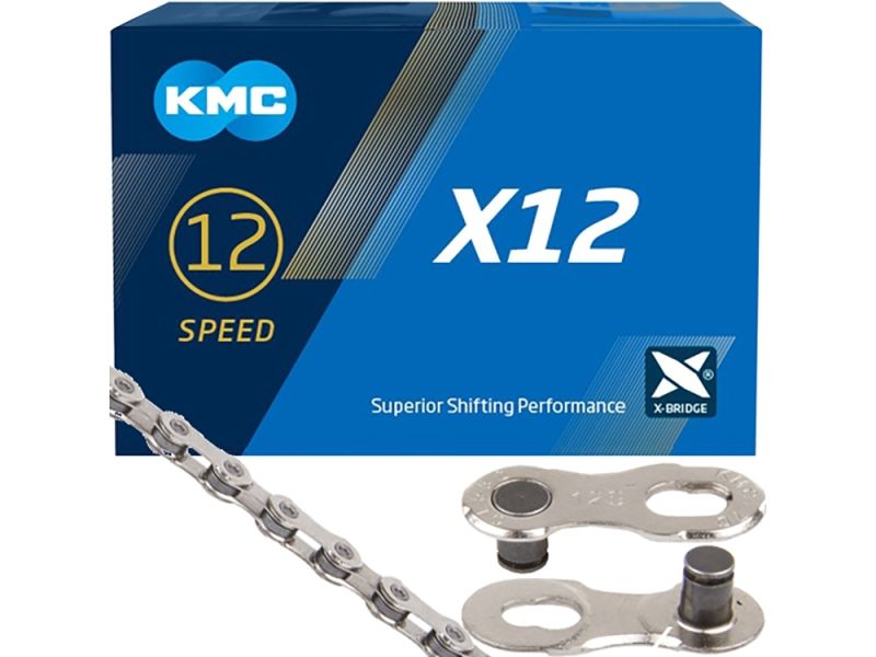KMC X12 Fahrradkette (126 Glieder l silber)