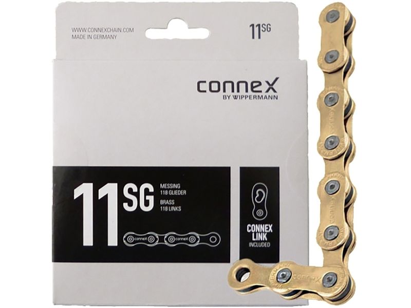 Connex 11sG 11-fach Fahrradkette (118 Glieder l gold)