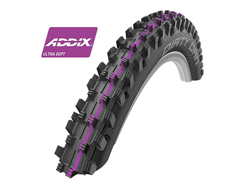 Schwalbe Dirty Dan Super Downhill TLE 60-584 Faltreifen (Addix Ultra Soft l schwarz)