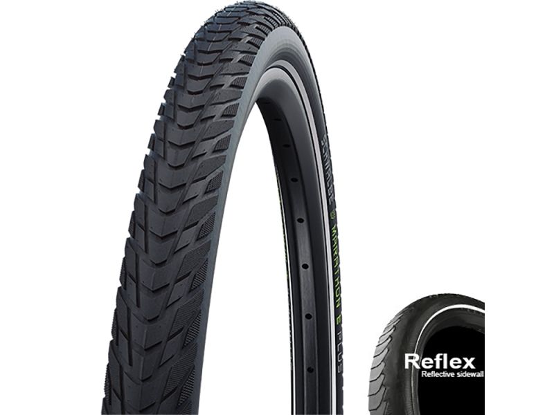 Schwalbe Marathon E-Plus Smart DualGuard E50 Reflex 47-622 Drahtreifen (Addix.E l schwarz)