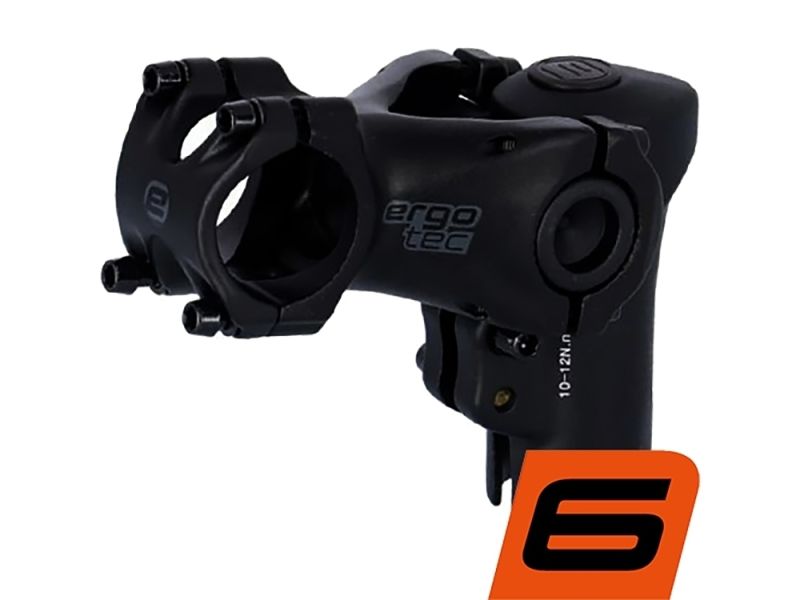 ErgoTec Swell-R 70 A-Head Vorbau (Ø 31.8/28.6mm x 80mm l schwarz)