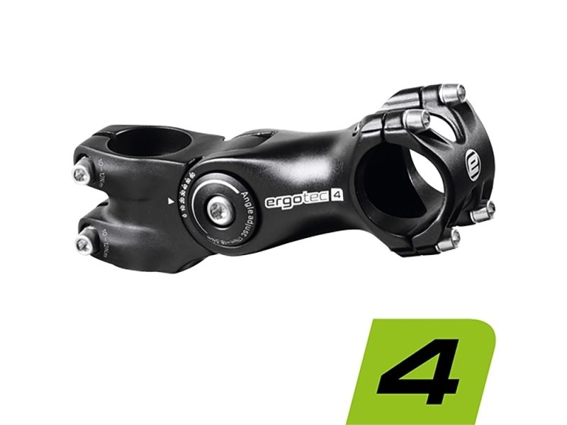 ErgoTec Octopus 2 A-Head Vorbau (Ø 25.4/28.6mm x 125mm l schwarz)