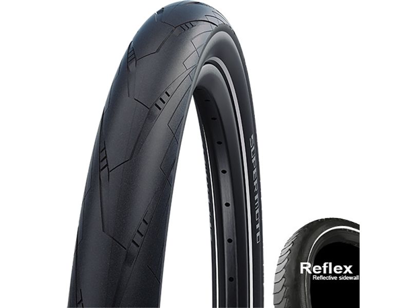 Schwalbe Super Moto Performance RaceGuard E50 Reflex 62-584 Drahtreifen (Addix l schwarz)
