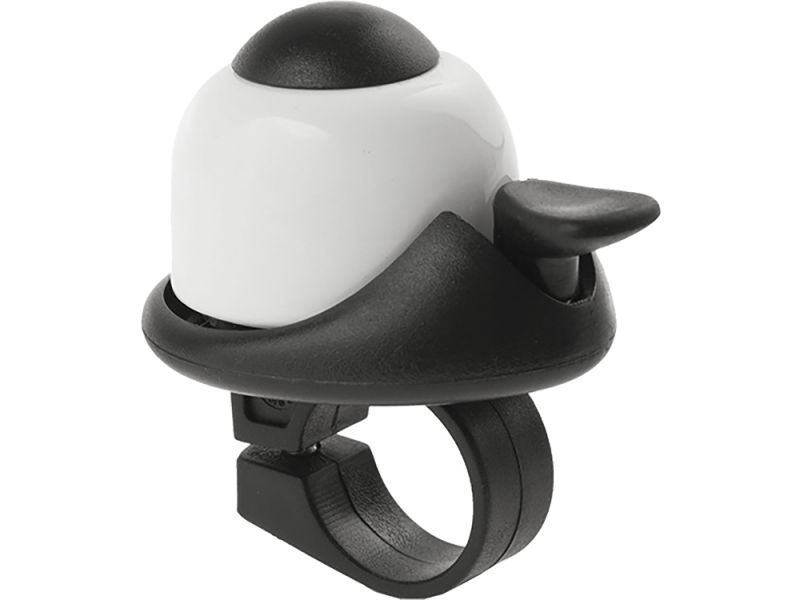 Messingschlager Mini Bella Design Fahrradglocke (weiß)