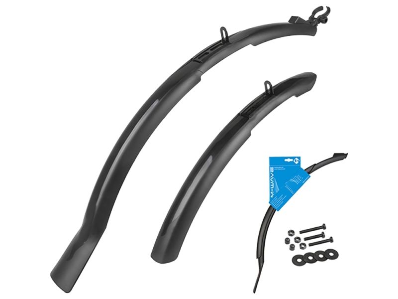 M-Wave Mud Max Steckblech-Set (schwarz)