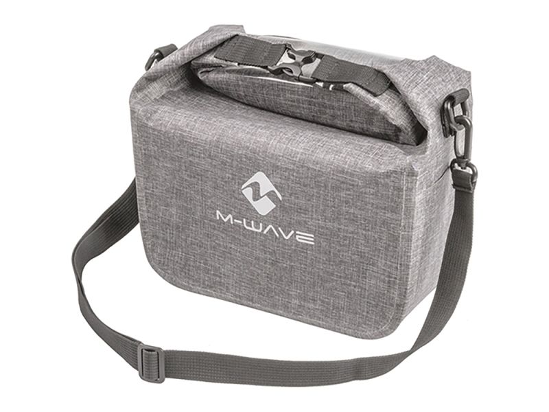 M-Wave Suburban Front Lenkertasche (7 Liter l grau)
