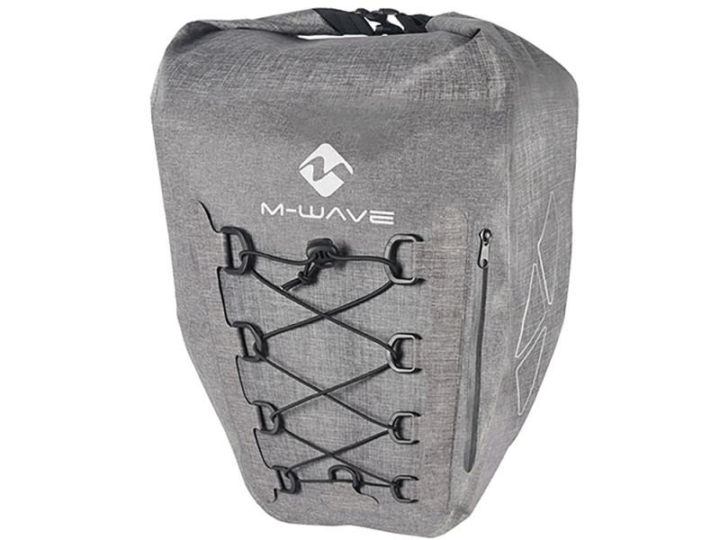 M-Wave Suburban Carry Seitentasche (25 Liter l grau)