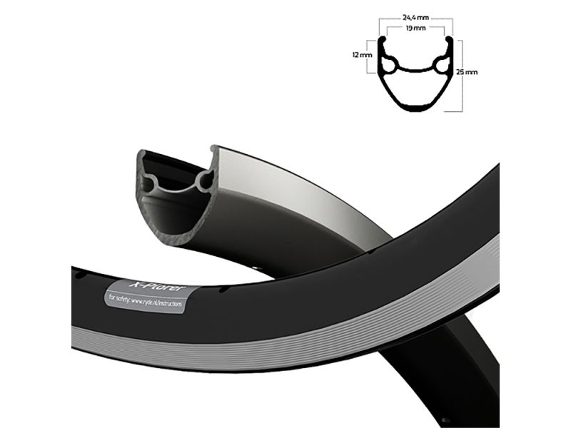 Ryde X-Plorer R 622-19 Fahrradfelge (32 Loch l schwarz)