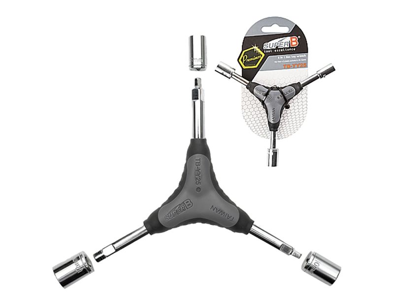 SuperB TB-YY25 6 in 1 Drei-Arm-Schlüssel 6 in 1